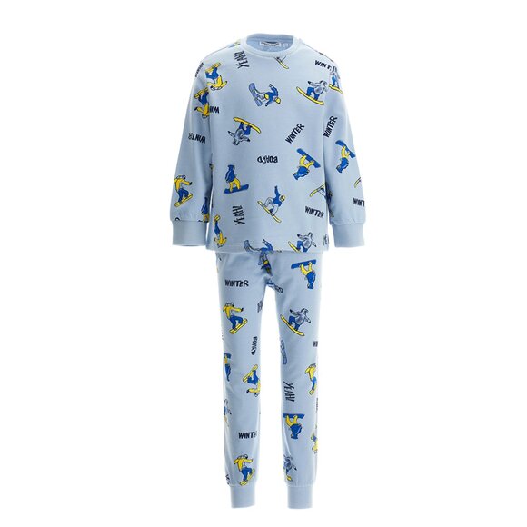 Original Marines,Italy - 60% Off  - US Seller - SNOWBOARD LOVERS' WARM SLEEP SET - Picture 1 of 4